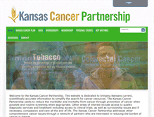 Tablet Screenshot of cancerkansas.org